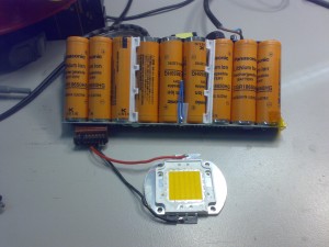 Pacco batterie del mostro-led